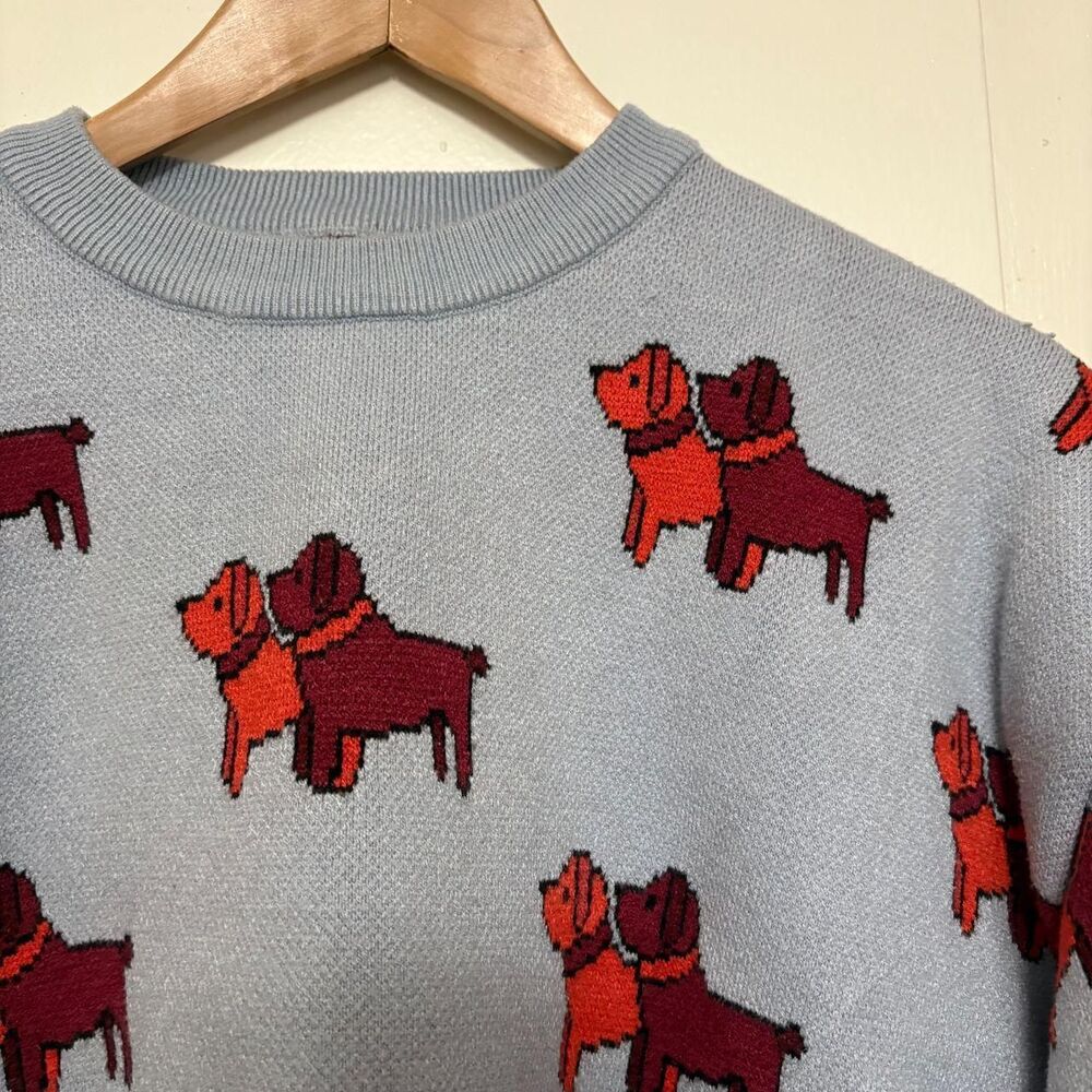 Dog Sweatshirt Find-me-now Women's Blue Large - Picture 4 of 5